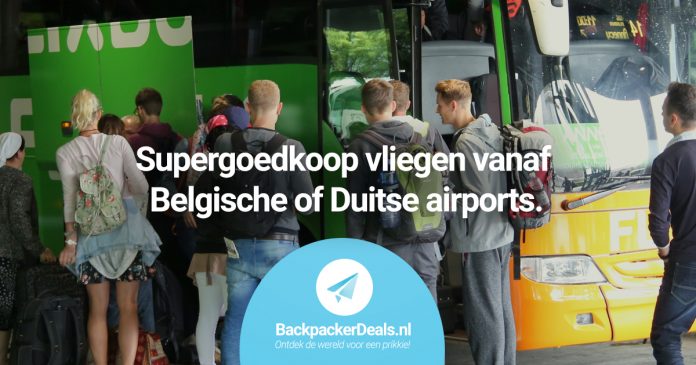 Supergoedkoop vliegen vanaf Belgische of Duitse airports