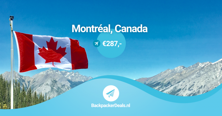 Retourtje Canada voor €287