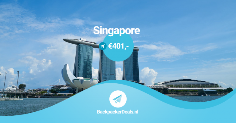 Singapore deal! Slechts €401