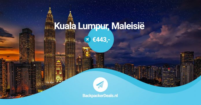 Kuala Lumpur voor 443 euro