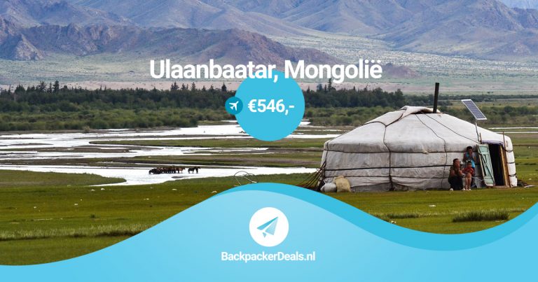Mongolië voor €546