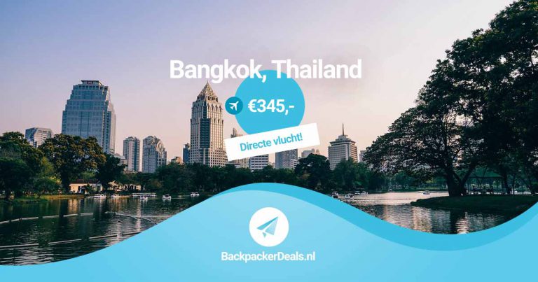 Thailand voor €345 (directe vlucht!)